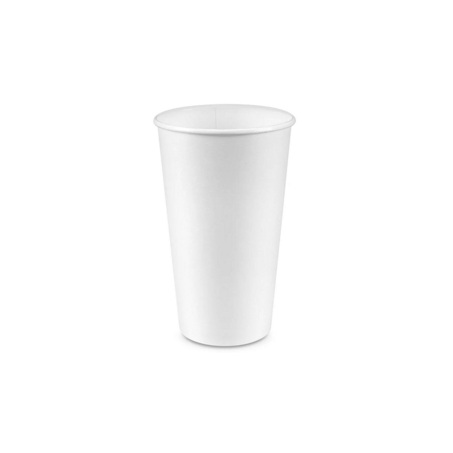 16oz Paper Cup, Single Wall, 90mm, White, 1000pc