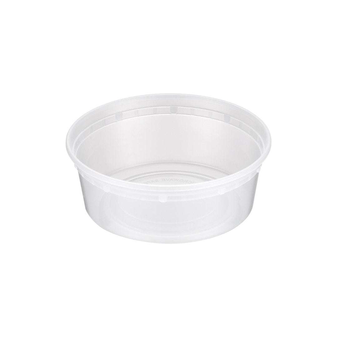 8oz Heavy Duty Deli Container, K-Series, 240 Combo Sets