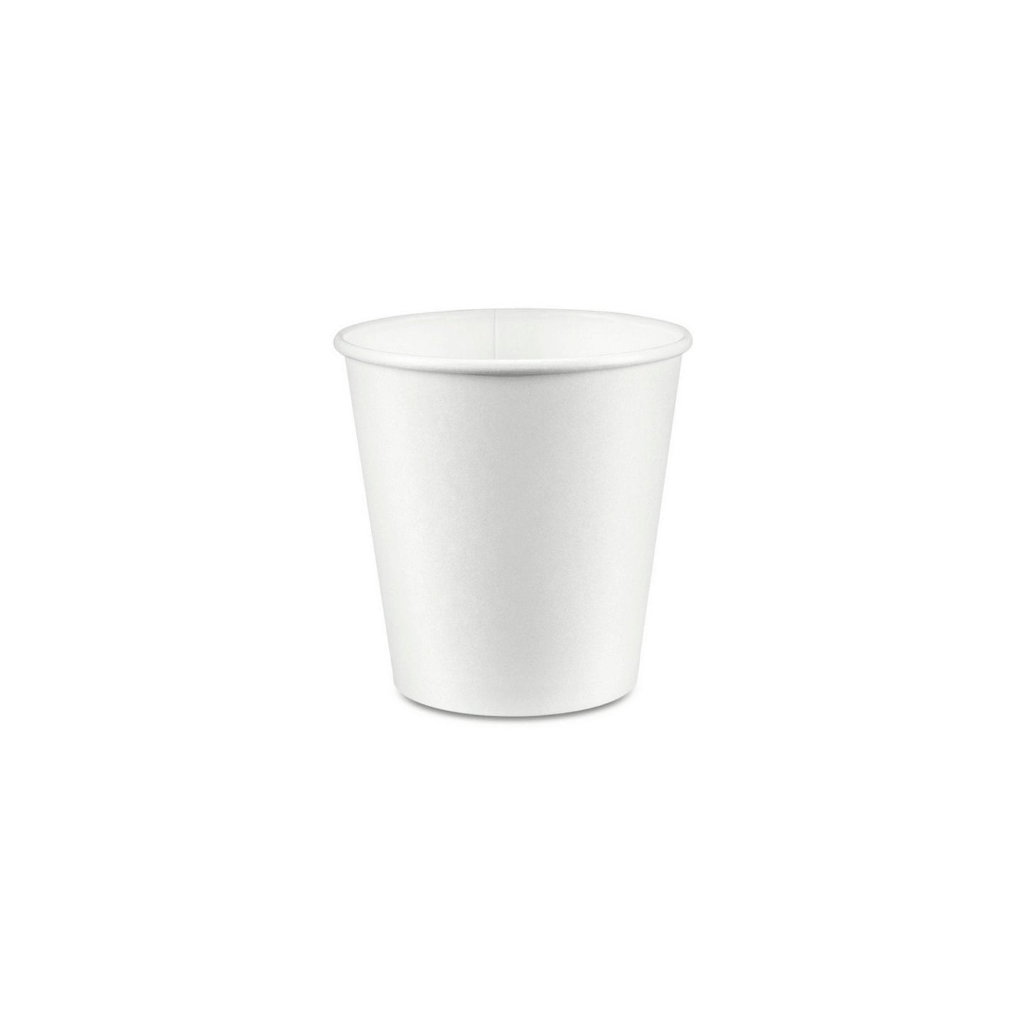 8oz Paper Cup, Single wall, 80mm, White, 1000pc