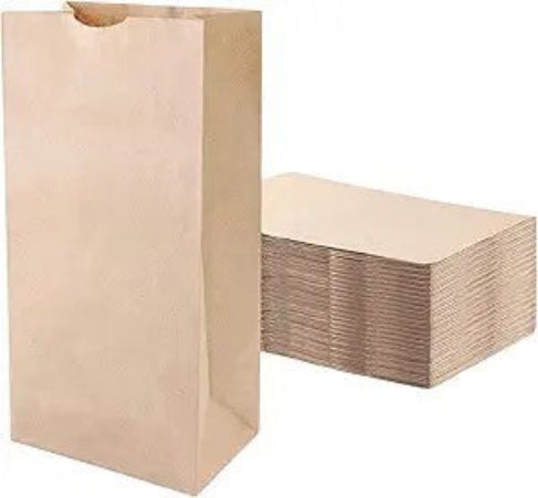 Watson Distributing 4 Lb Brown Paper Bag 5" x 9.75" x 3.1" 500/Case