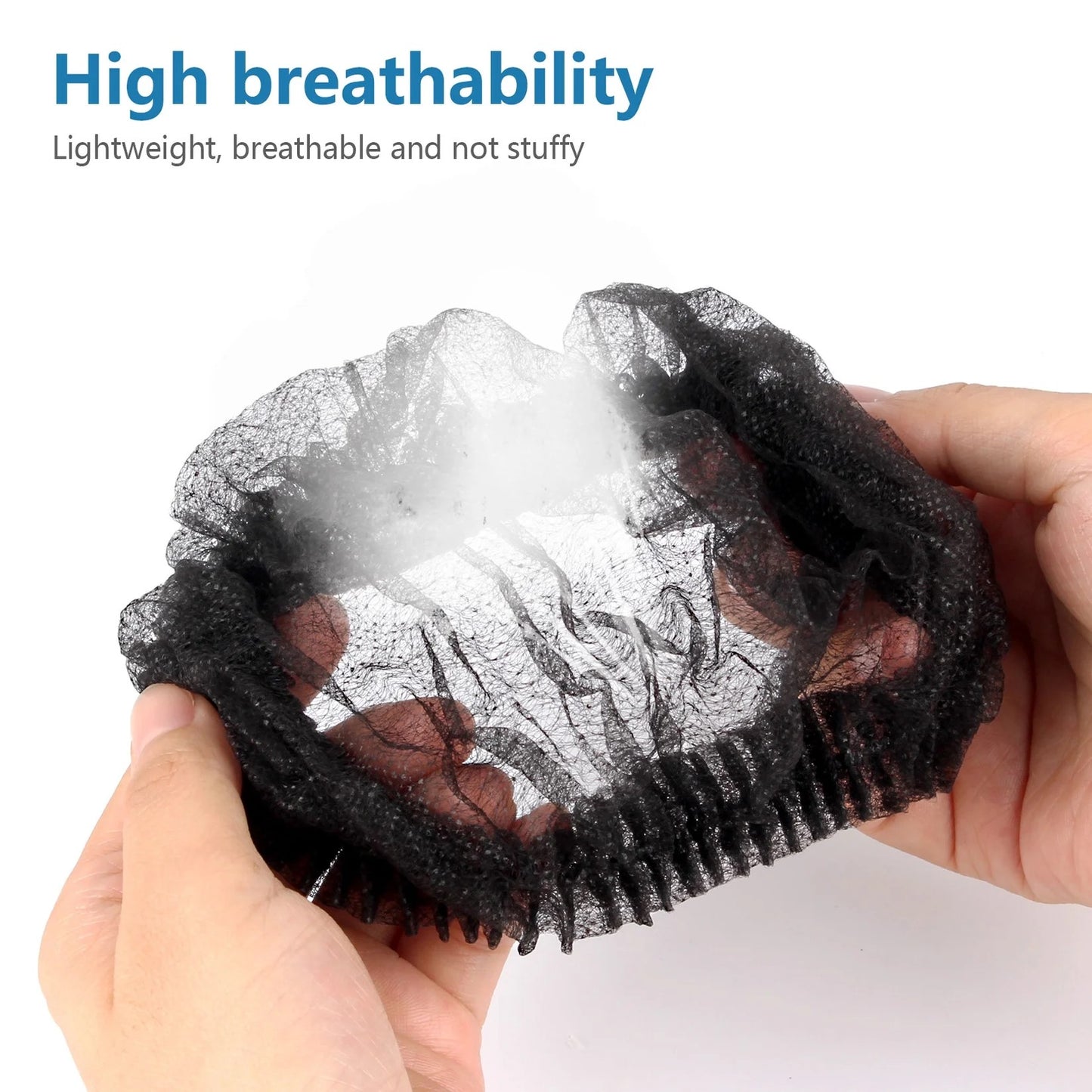 Watson Distributing 21" Black Nylon Hair Net Cap 1000/Case
