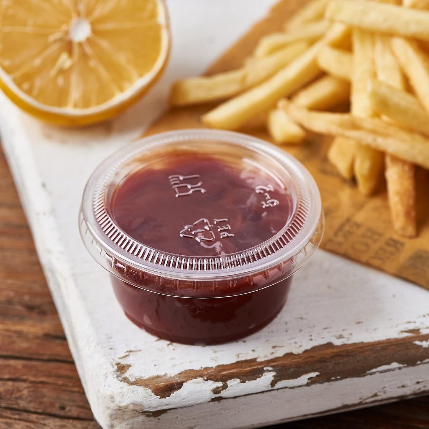 Watson Distributing 3.25-5 Oz Portion Cup Lid Clear 2500/Case