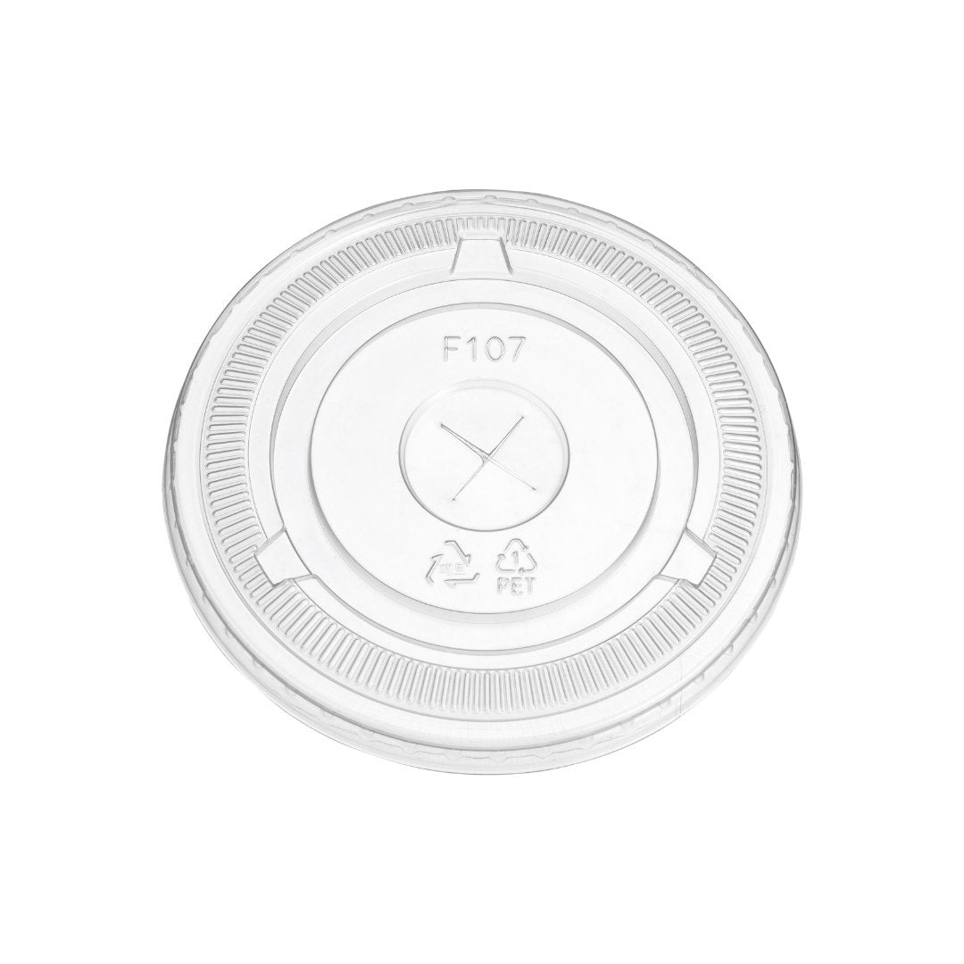 Flat Lid for 32oz PET Cup, 107mm, 500pc