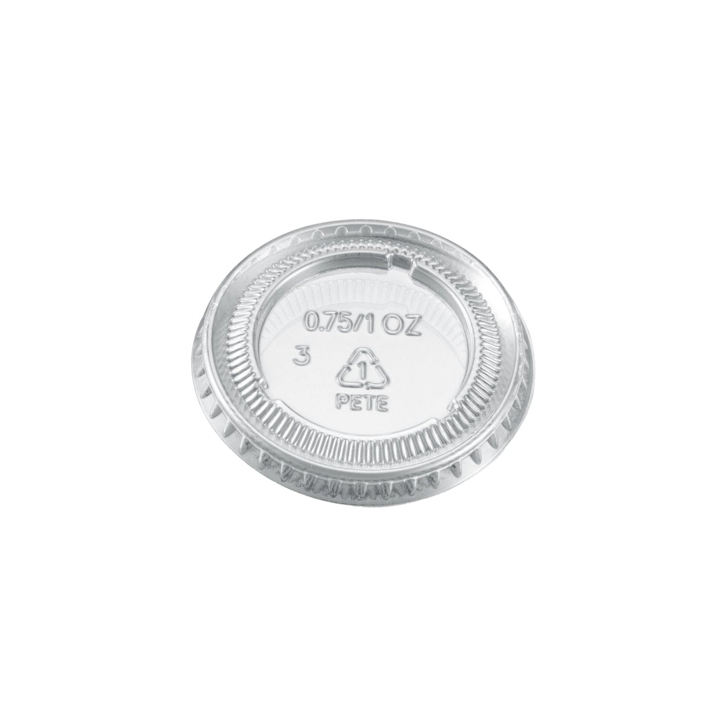 Flat Lid for Portion Cup 0.75 oz and 1 oz, 2500 pc