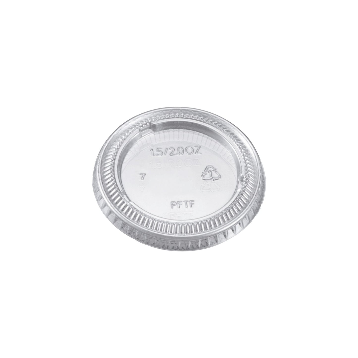 Flat Lid for Portion Cup 1.5 oz and 2 oz, 2500pc