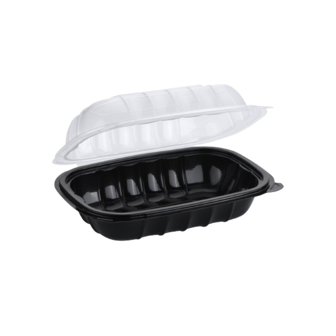 Hinged Clear Top Hoagie Container, 9" x 6", 150pc