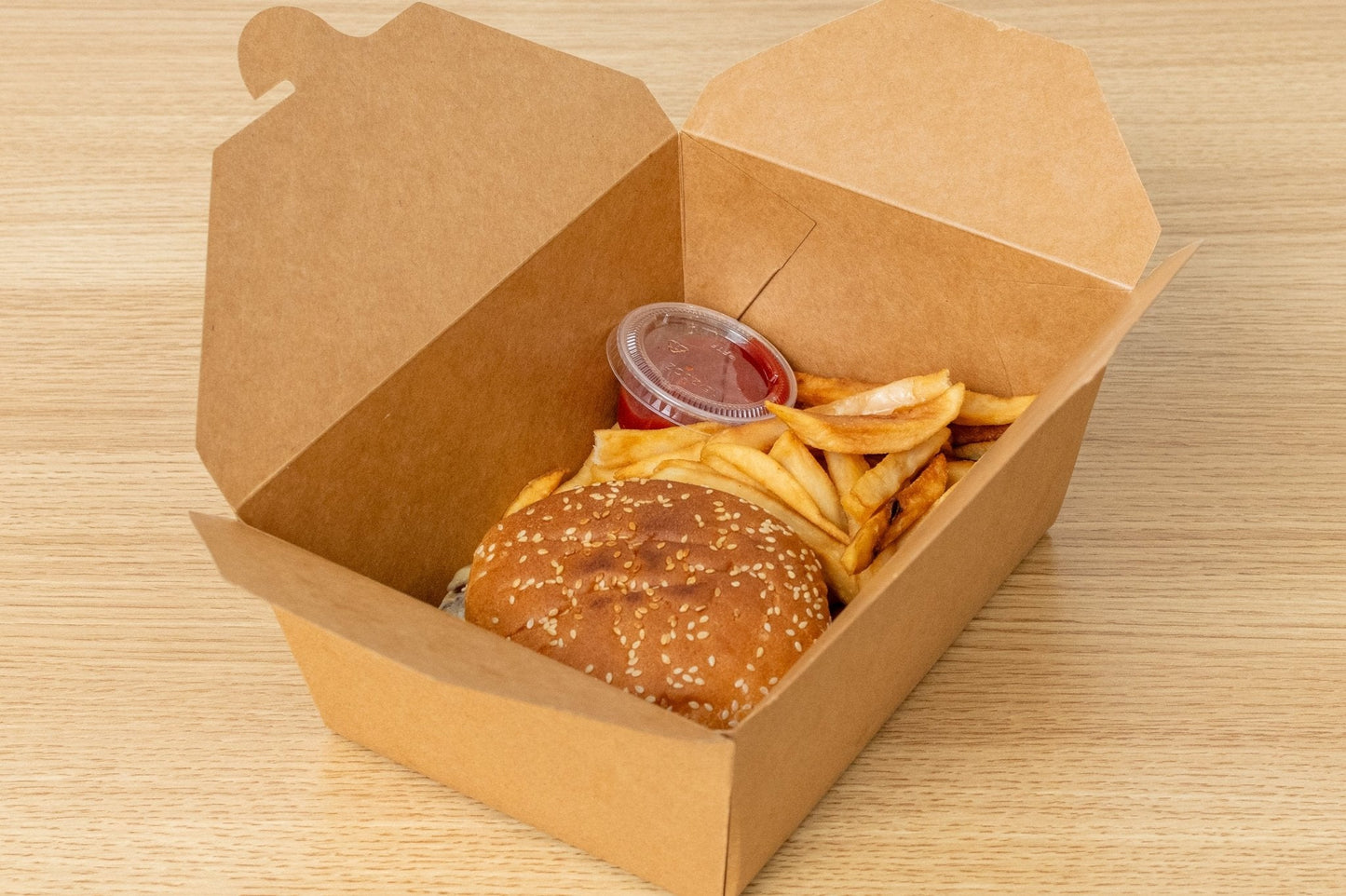 Kraft Paper Take Out Container #8