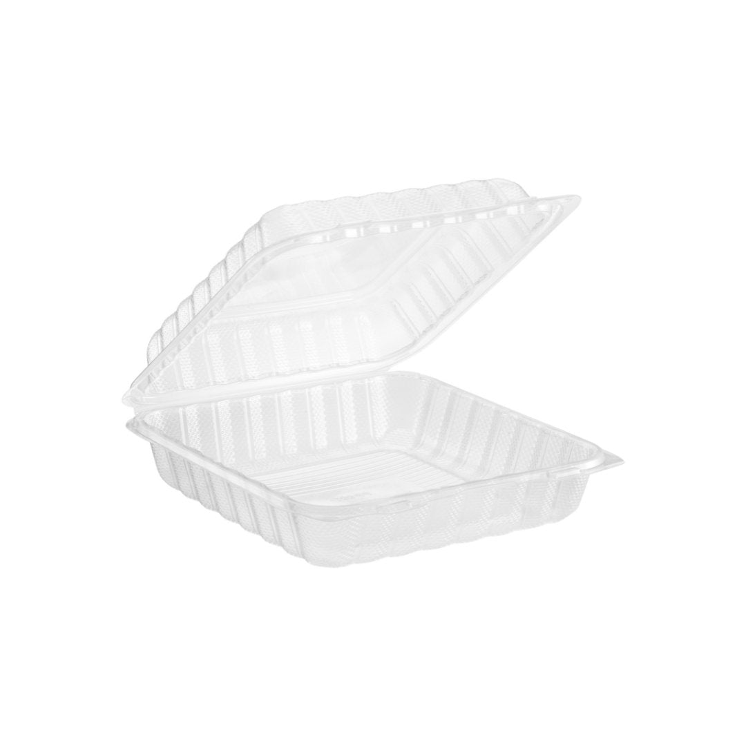 Microwaveable Hinged Container, 9" x 9", 150pc