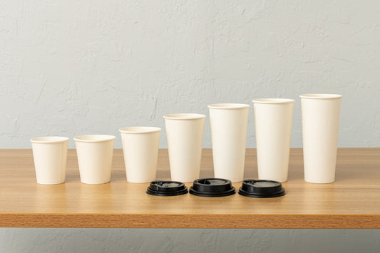 10oz Paper Cup, Single Wall, 90mm, White, 1000pc