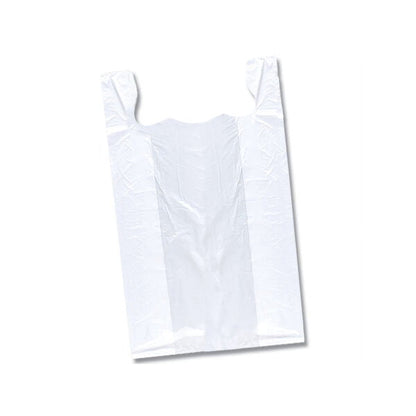 Watson Distributing 12 x 7 x 22 White Ldpe Plastic Bag 2.25Mil Reusable 200/Case