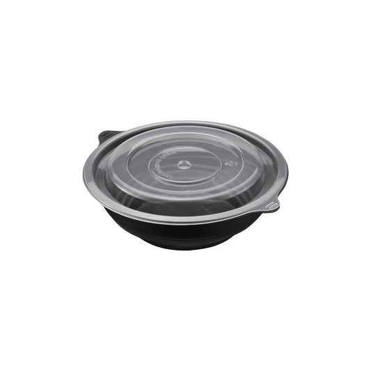 16oz Black Round Bowl, 120 Sets