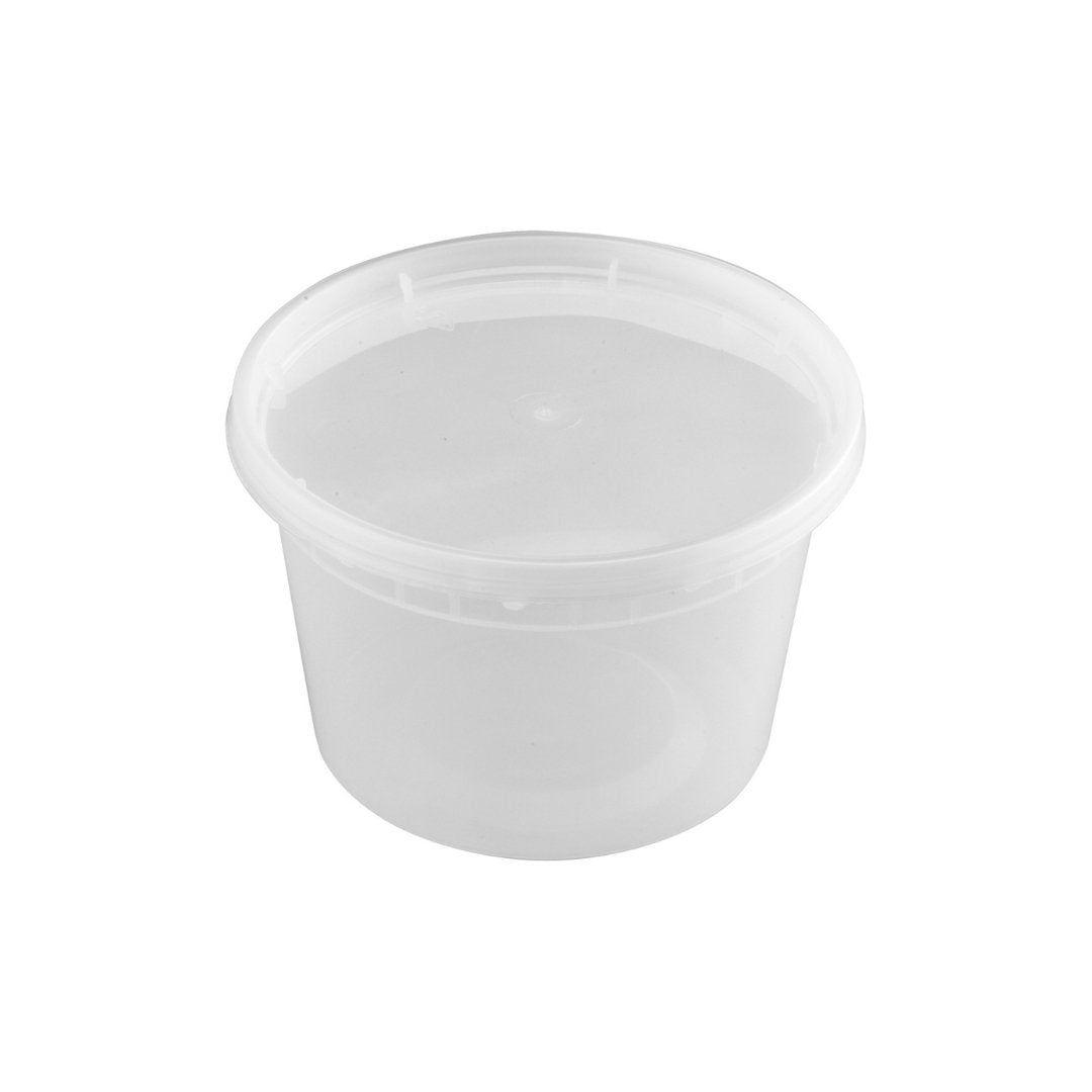 16oz Heavy Duty Deli Container, K-Series, 240 Combo Sets