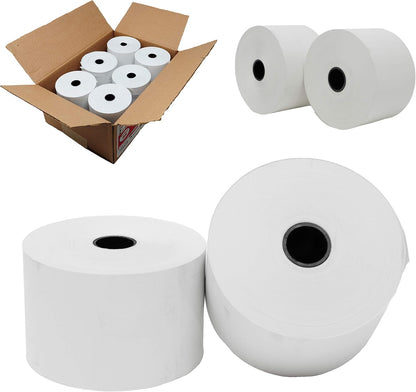 Watson Distributing 2 5/16" x 400' Phenol-Free (BPA & BPS) Thermal Gas Pump Paper, 12 Rolls/Case