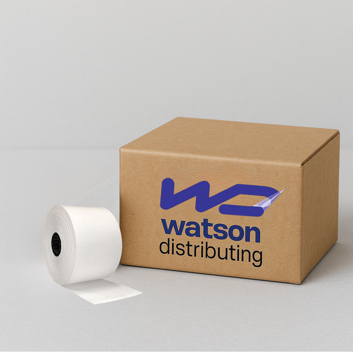 Watson Distributing 2 5/16" x 400' Phenol-Free (BPA & BPS) Thermal Gas Pump Paper, 12 Rolls/Case