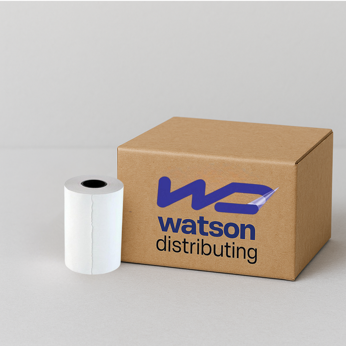 Watson Distributing 2 1/4" x 50' Phenol-Free (BPA & BPS) Thermal Paper, 10 Rolls/Case