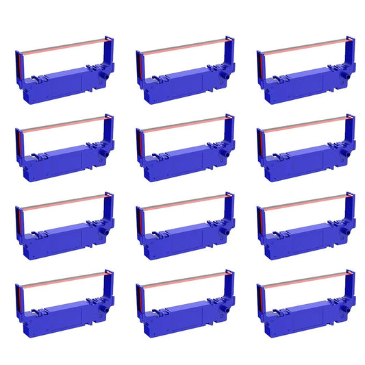 Watson Distributing Rc700Br Pos Ribbon, Black/Red, 12Pcs/Pack