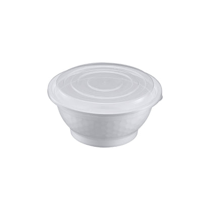 36oz Microwaveable Noodle Bowl with Lid, White, 120 Sets
