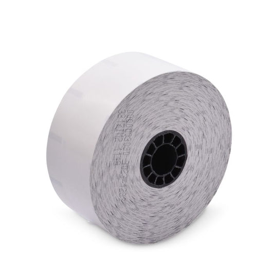 40 mm x 375 ft Iconex Sticky Media Ultra-Lite, 12 per Carton, 55 GSM Facestock, 100 mm OD, 1 in Sense Mark Repeat