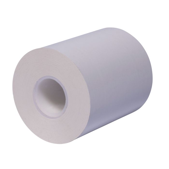 80 mm x 170 ft Iconex MAXStick®X2, 32 per Carton, 74 GSM Facestock, 80 mm OD, No Sense Mark