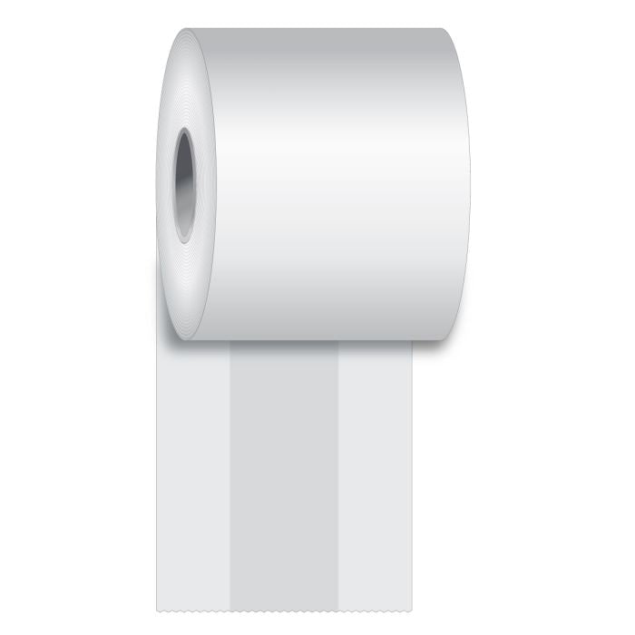 80 mm x 160 ft Iconex MAXStick®2GO, 24 per Carton, 55 GSM Facestock, 70 mm OD, No Sense Mark