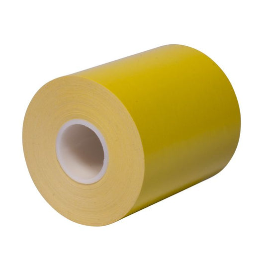 80 mm x 170 ft Iconex MAXStick®PlusD CANARY, 32 per Carton, 74 GSM Facestock, 80 mm OD, No Sense Mark