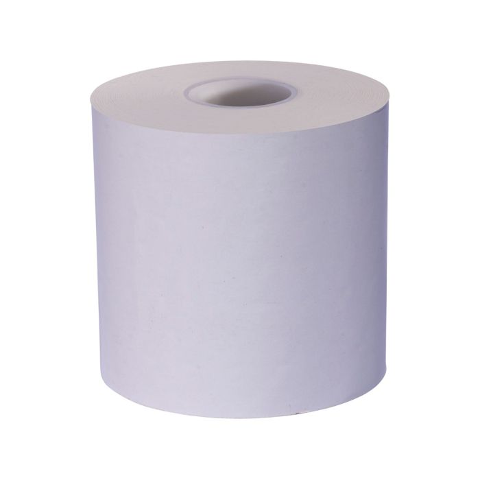 80 mm x 290 ft Iconex MAXStick®PlusD, 12 per Carton, 74 GSM Facestock, 100 mm OD, No Sense Mark