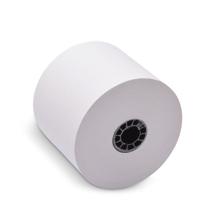 58 mm x 270 ft Iconex Sticky Media Full-Tack, 12 per Carton, 80 GSM Facestock, 100 mm OD, Sense Mark Repeat