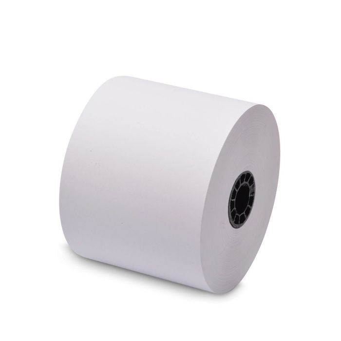 58 mm x 350 ft Iconex Sticky Media High-Tack G2, 12 per Carton, 55 GSM Facestock, 100 mm OD, in Sense Mark Repeat