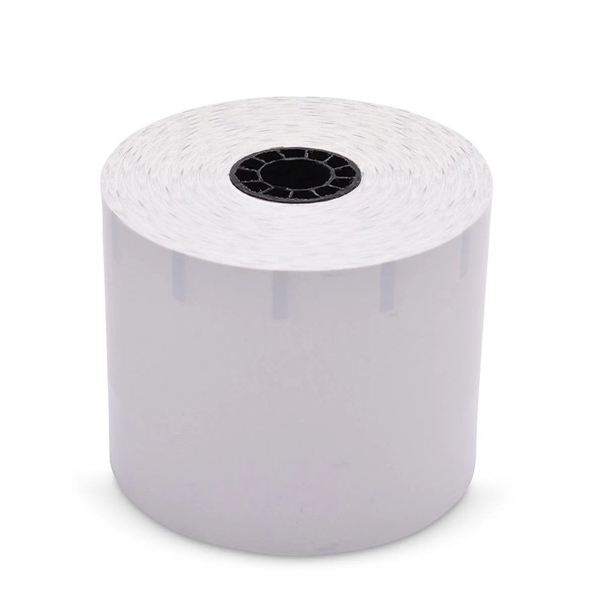 80 mm x 375 ft Iconex Sticky Media Ultra-Lite, 12 per Carton, 55 GSM Facestock, 100 mm OD, 1 in Sense Mark Repeat