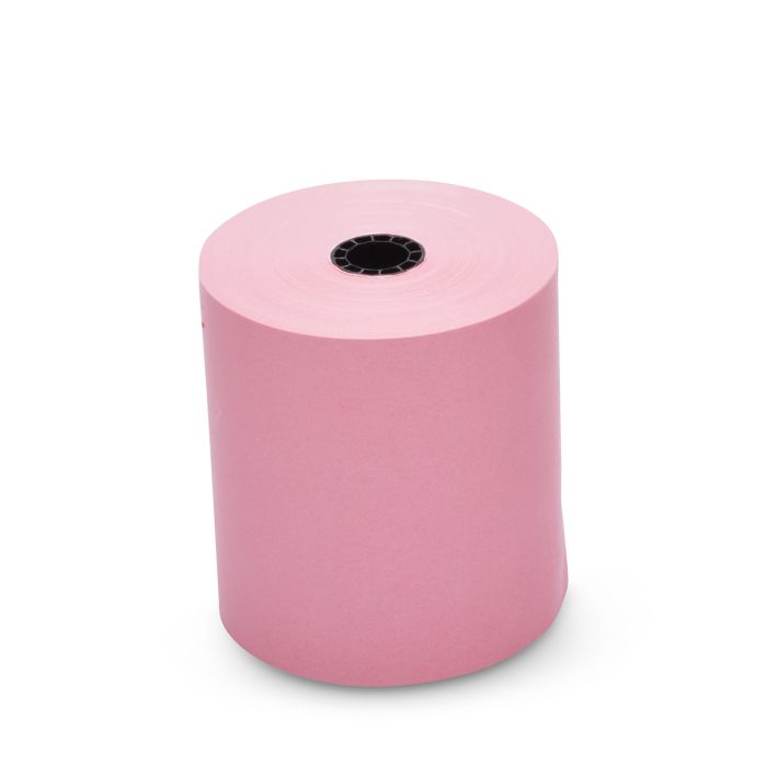 Iconex 3.125 in x 230 ft Pink Thermal Paper, 50 Per Carton