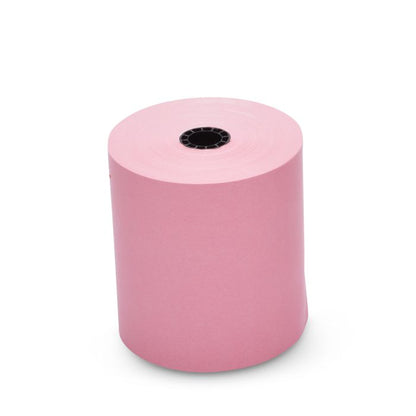 Iconex 3.125 in x 230 ft Pink Thermal Paper, 50 Per Carton