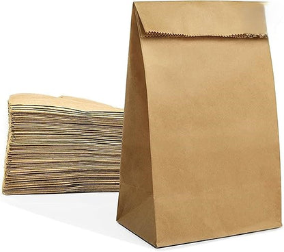 Watson Distributing 10 Lb Brown Paper Bag 6.3" x 4.2" x 13.4" 500/Case