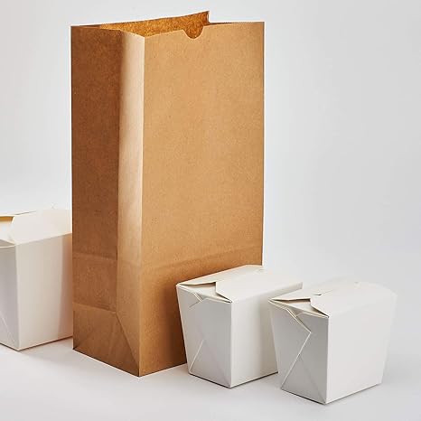 Watson Distributing 16 Lb Brown Paper Bag 7.75" x 16" x 4.2" 500/Case