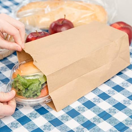 Watson Distributing 4 Lb Brown Paper Bag 5" x 9.75" x 3.1" 500/Case
