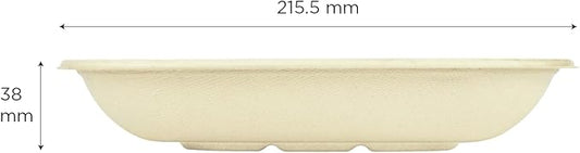 Watson Distributing 24 Oz Bagasse Disposable Bowl Rectangle 300/Case