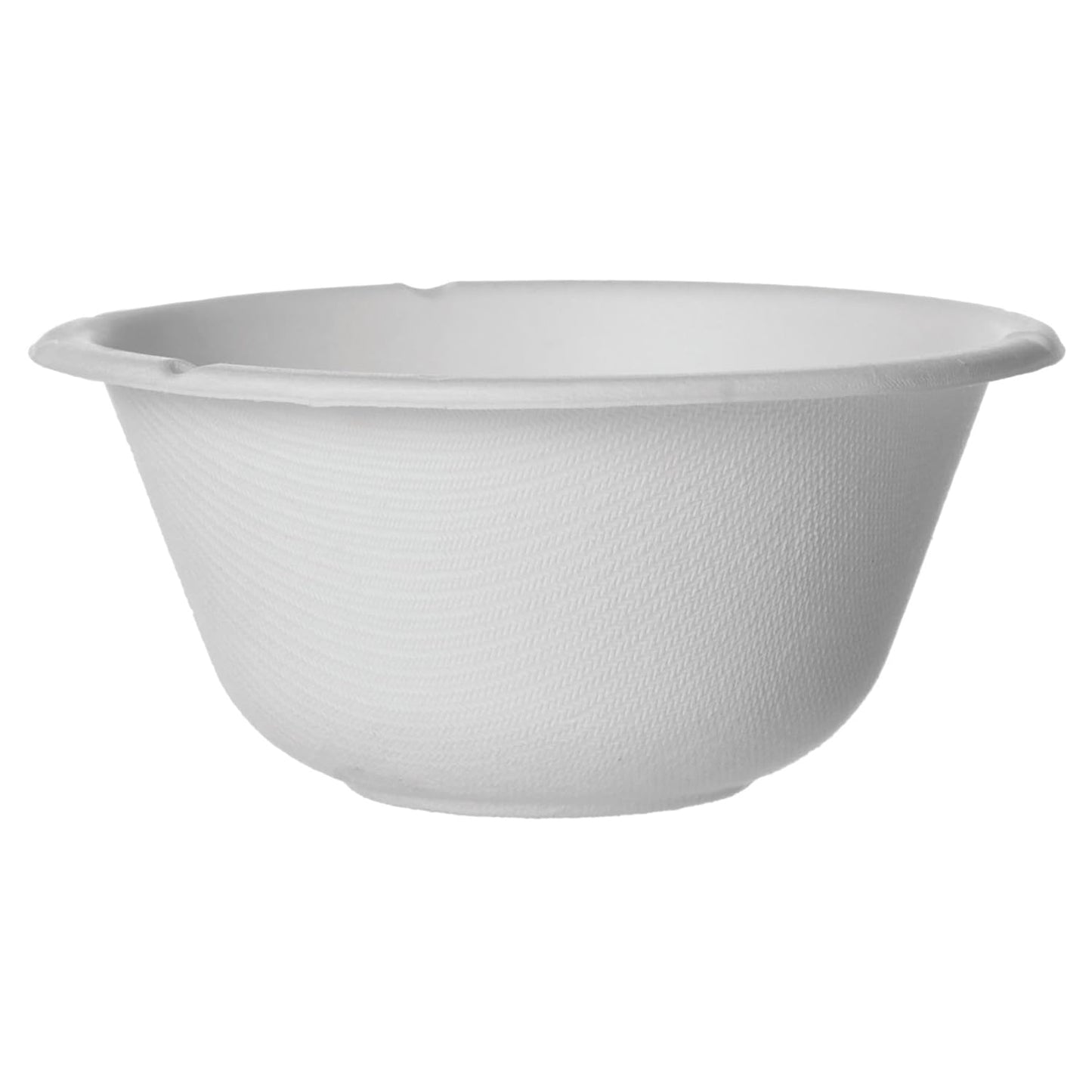 Watson Distributing 8 Oz Eco-Friendly Bagasse Disposable Rice Bowl White 1000/Case