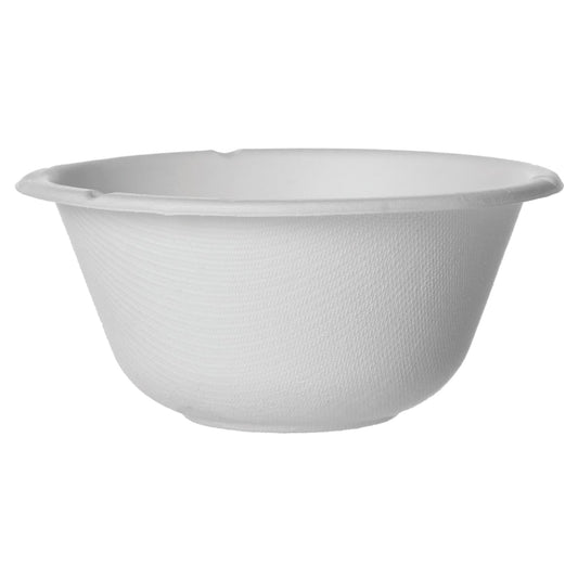 Watson Distributing 8 Oz Eco-Friendly Bagasse Disposable Rice Bowl White 1000/Case