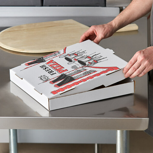 Watson Distributing 14" x 14" x 2" Corrugated Pizza Box 50/Case