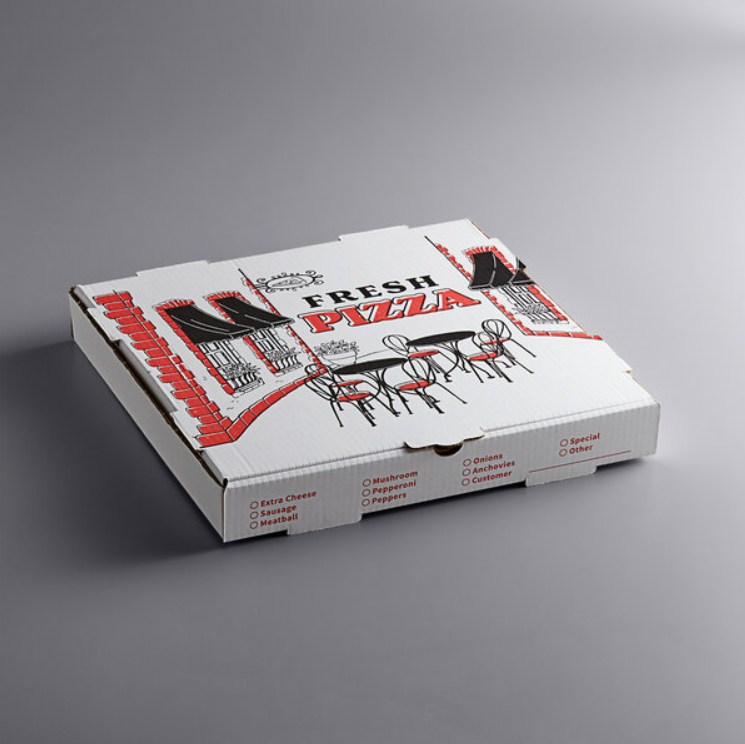 Watson Distributing 14" x 14" x 2" Corrugated Pizza Box 50/Case