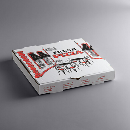 Watson Distributing 14" x 14" x 2" Corrugated Pizza Box 50/Case