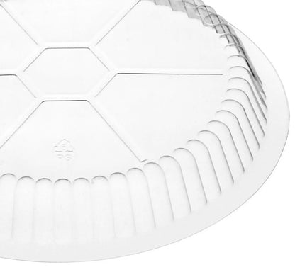 Watson Distributing 7" Clear Round Plastic Dome Lid 500/Case