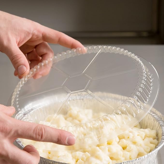 Watson Distributing 9" Clear Round Plastic Dome Lid 500/Case