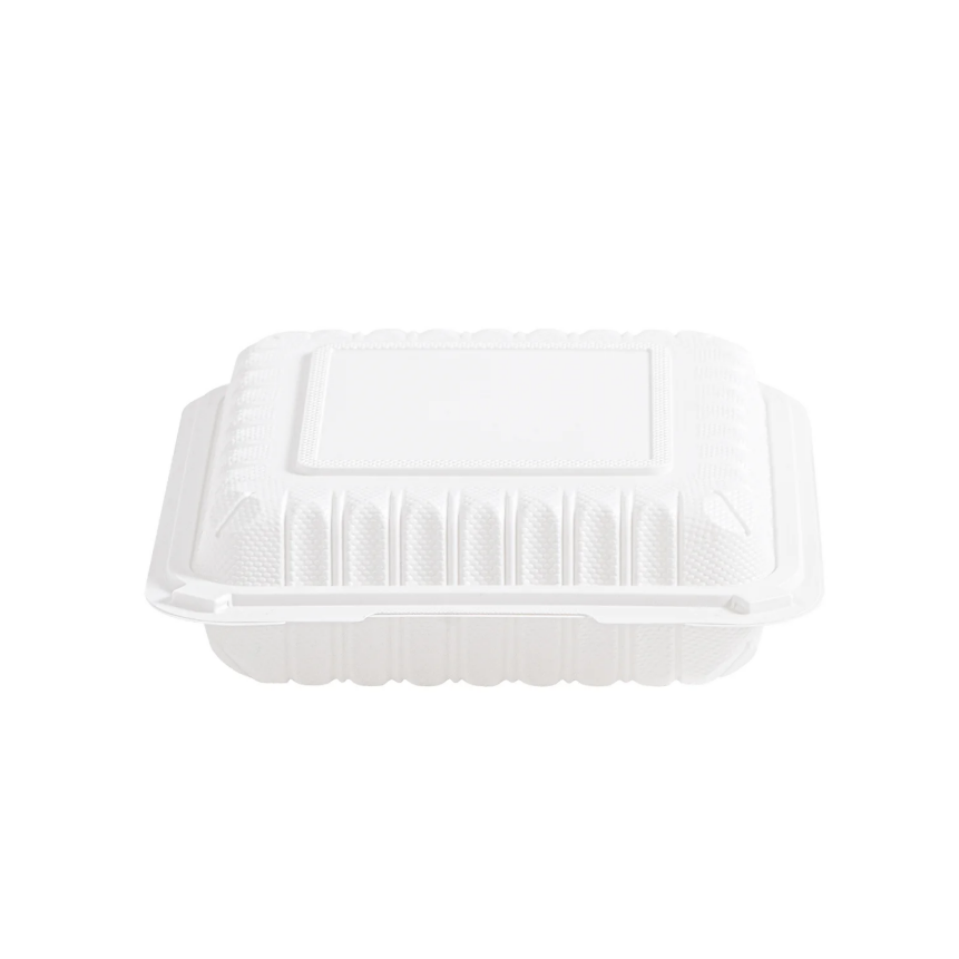 Watson Distributing 9" x 9" Clamshell Mfpp Container 1-Compartment Hinged Lid 150/Case