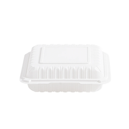 Watson Distributing 9" x 9" Clamshell Mfpp Container 1-Compartment Hinged Lid 150/Case