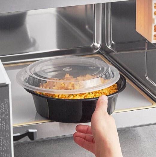 Watson Distributing 32 Oz Round Microwaveable Container 300/Case