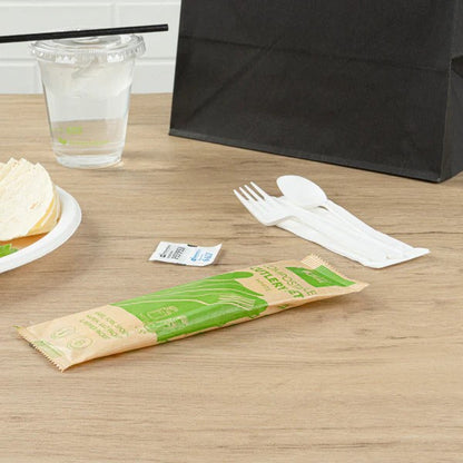 Watson Distributing Heavy Weight Cutlery Set Pla Ivory 250/Case