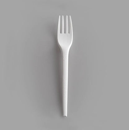 Watson Distributing Heavy Duty Disposable Fork White 6.5 Inch - 300/Case