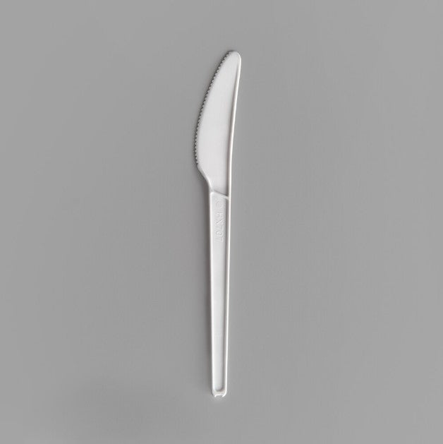 Watson Distributing Heavy Duty Disposable Knife White 6.5 Inch - 100/Case