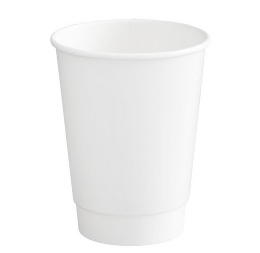 Watson Distributing 12 oz Disposable Double Wall Paper Cup 500/Case
