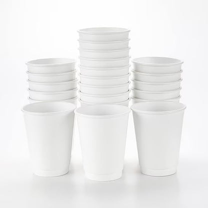 Watson Distributing 12 oz Disposable Double Wall Paper Cup 500/Case